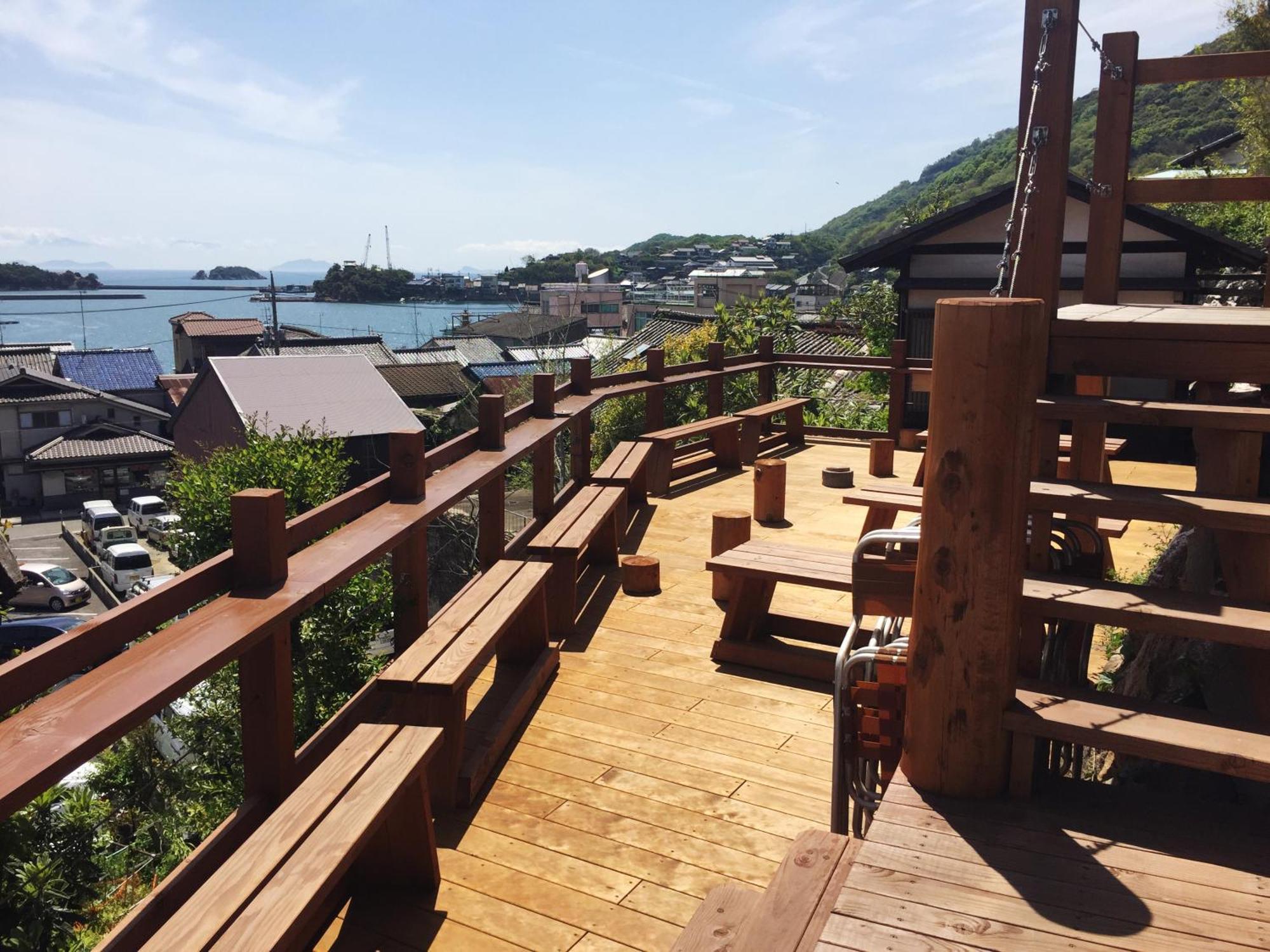城跡石垣上の絶景古民家宿 鞆城茶屋庵 Tomo Zewnętrze zdjęcie